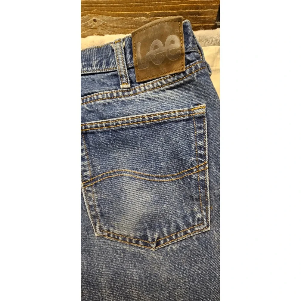 *See Measurements* Lee Regular Fit Mens Jeans Medium Wash Straight Leg Denim